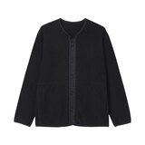 紳士　素材に還るフリースカーディガン