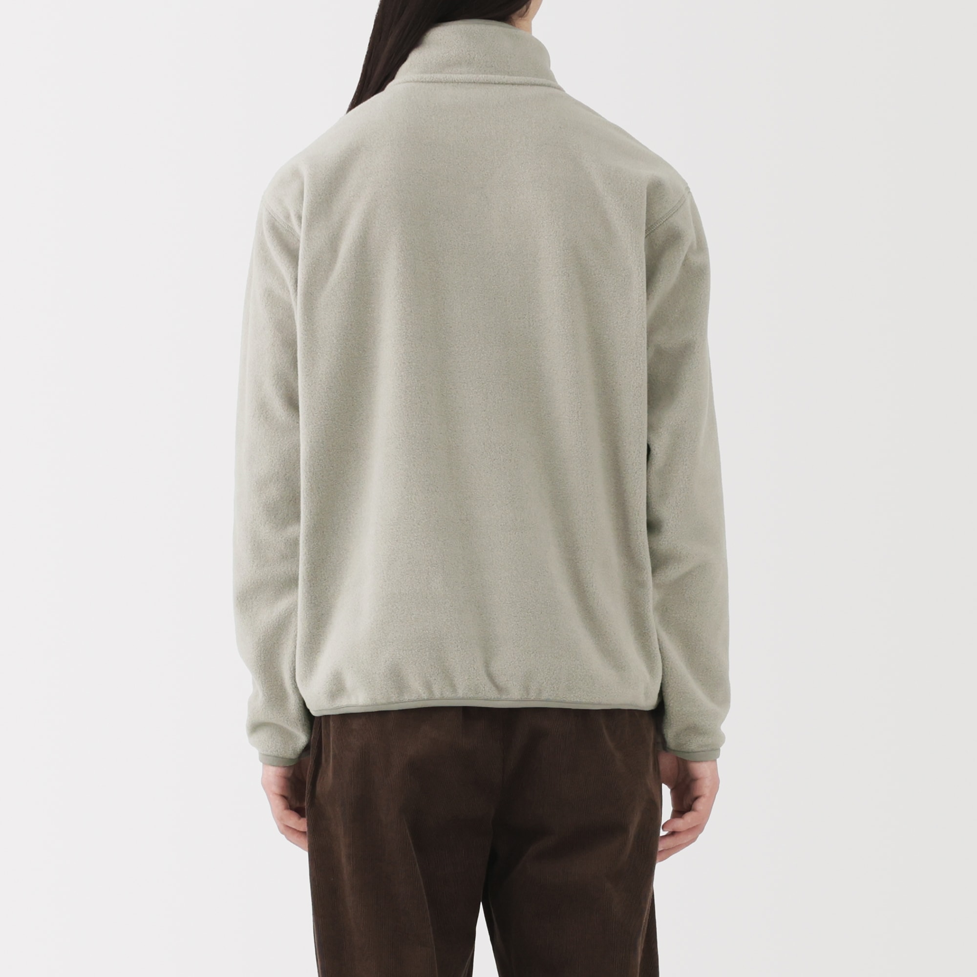 紳士 素材に還るフリースプルオーバー | 無印良品