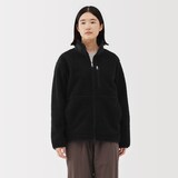 紳士　ボアフリースジャケット