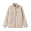 紳士　ボアフリースジャケット