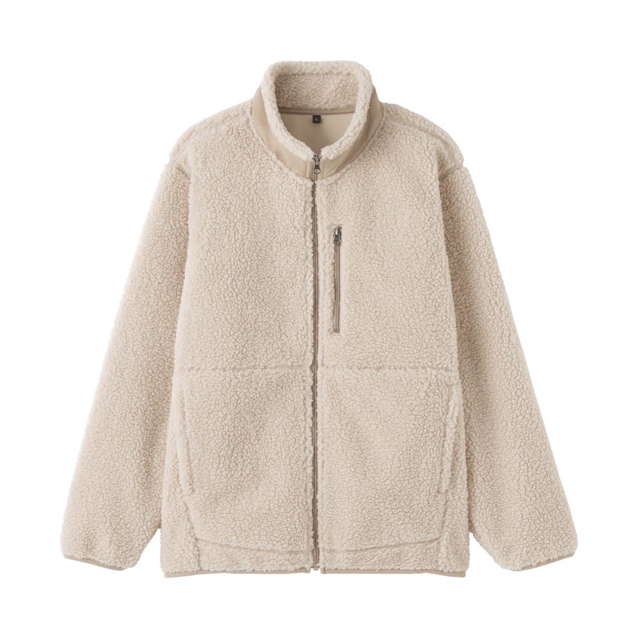 紳士　ボアフリースジャケット