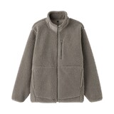 紳士　ボアフリースジャケット
