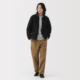 紳士　ボアフリースジャケット