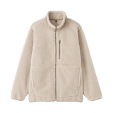 紳士　ボアフリースジャケット