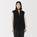 紳士　ボアフリースベスト