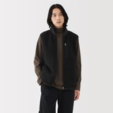 紳士　ボアフリースベスト