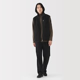 紳士　ボアフリースベスト