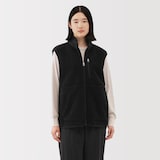 紳士　ボアフリースベスト