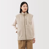 紳士　ボアフリースベスト