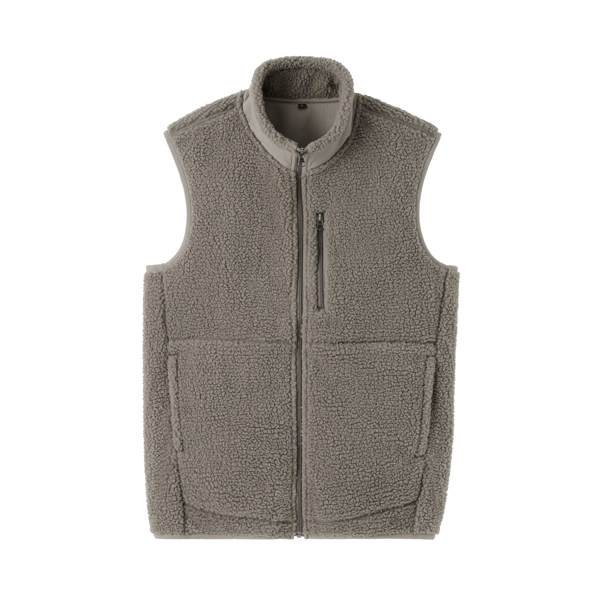 紳士　ボアフリースベスト