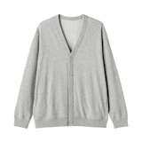 紳士　ライトスウェットＶネックカーディガン