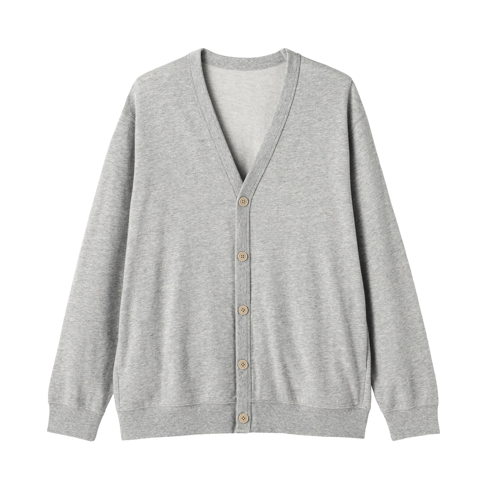 紳士　ライトスウェットＶネックカーディガン