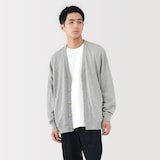 紳士　ライトスウェットＶネックカーディガン