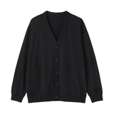 紳士　ライトスウェットＶネックカーディガン