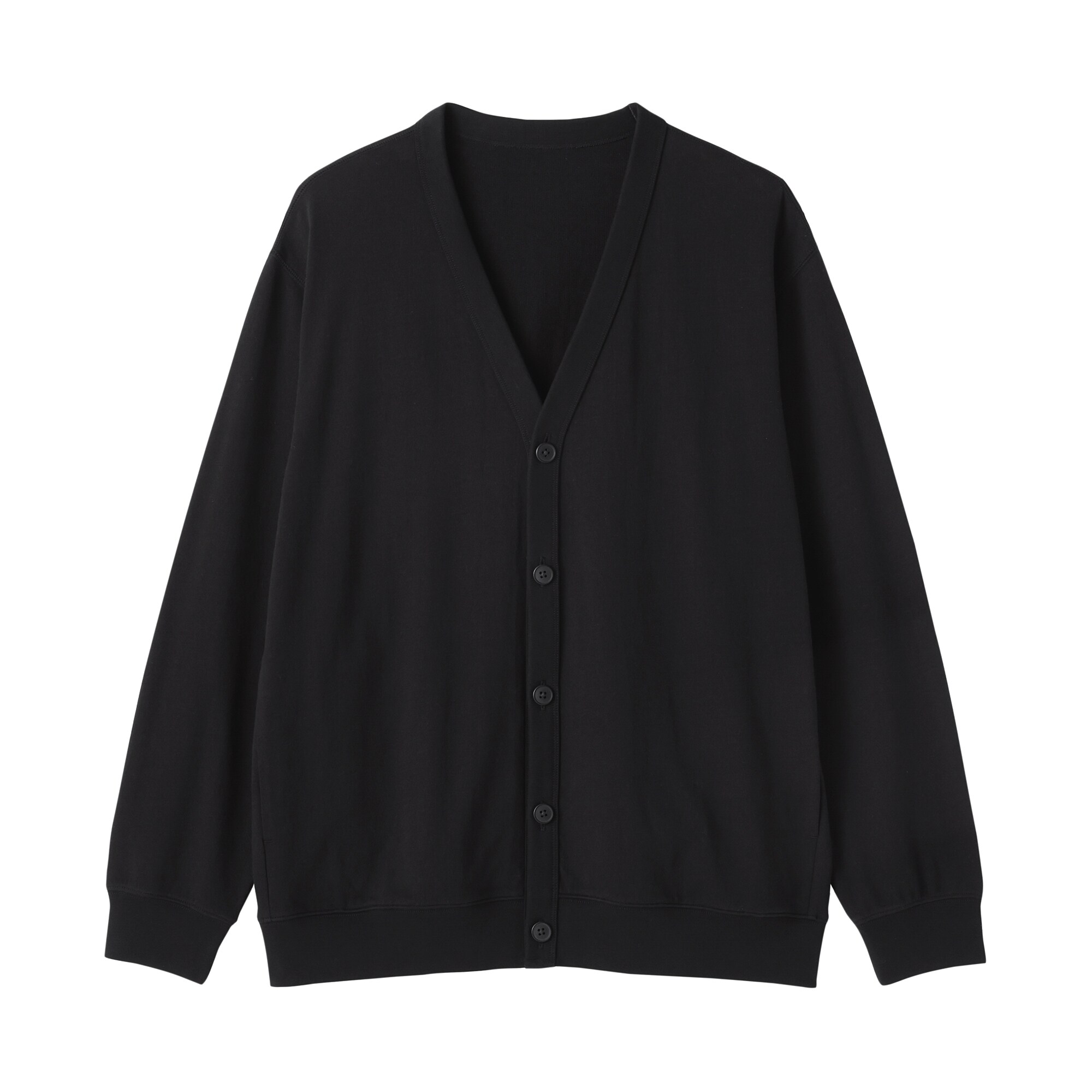 紳士　ライトスウェットＶネックカーディガン