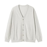 紳士　ライトスウェットＶネックカーディガン
