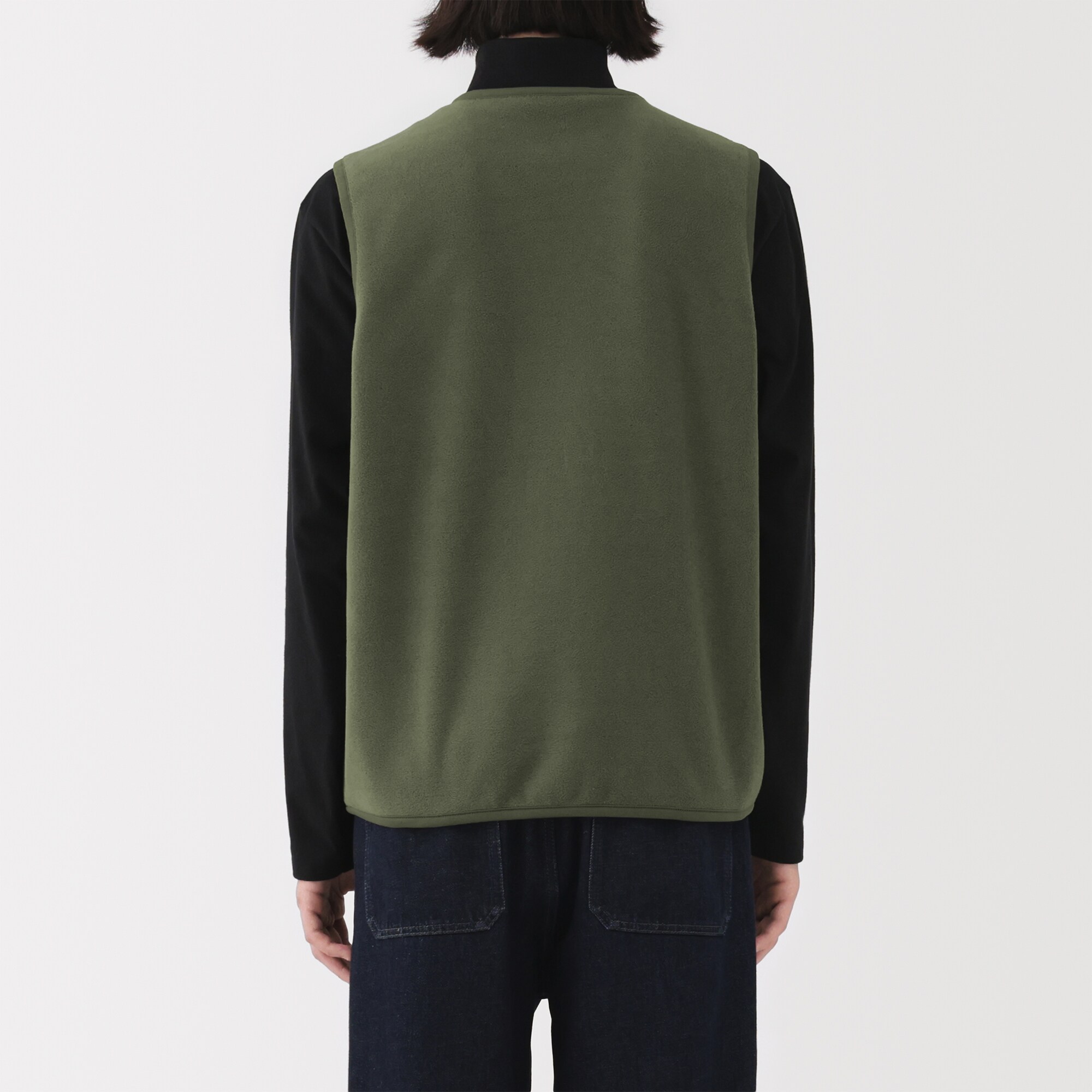 紳士 素材に還るフリースベスト | 無印良品