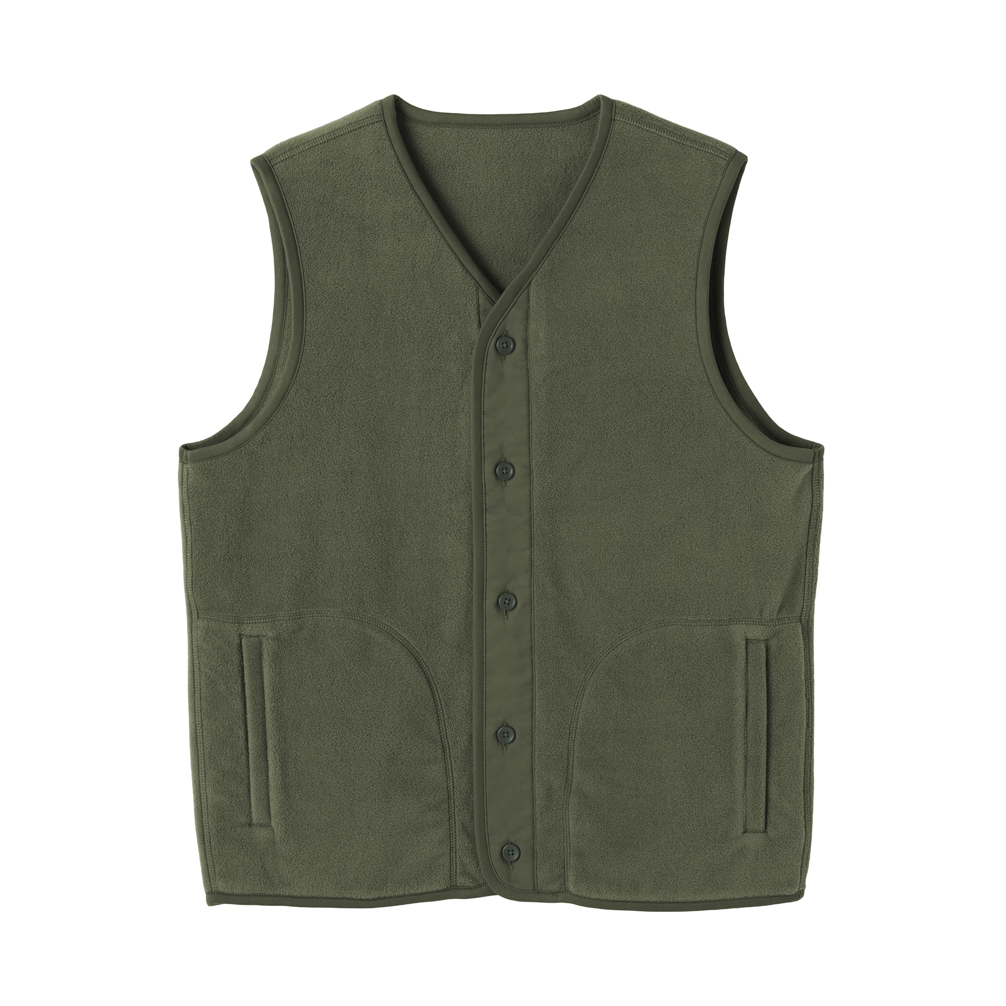 紳士 素材に還るフリースベスト | 無印良品