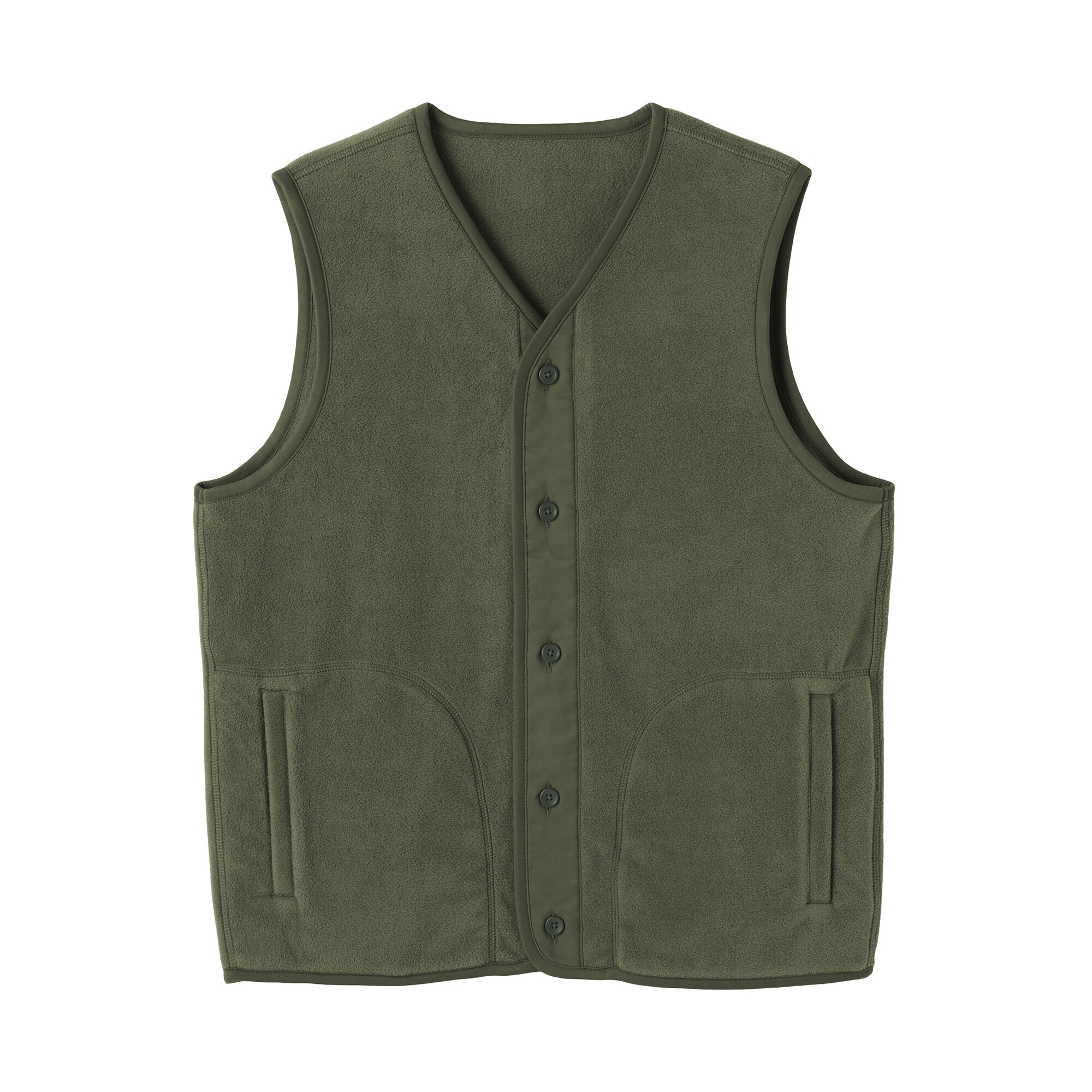 紳士 素材に還るフリースベスト | 無印良品