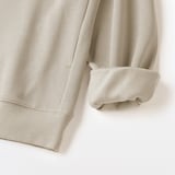 紳士　二重編みハーフジッププルオーバー