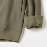 紳士　二重編みハーフジッププルオーバー