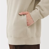 紳士　二重編みハーフジッププルオーバー