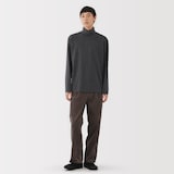 紳士　起毛タートルネック長袖Ｔシャツ