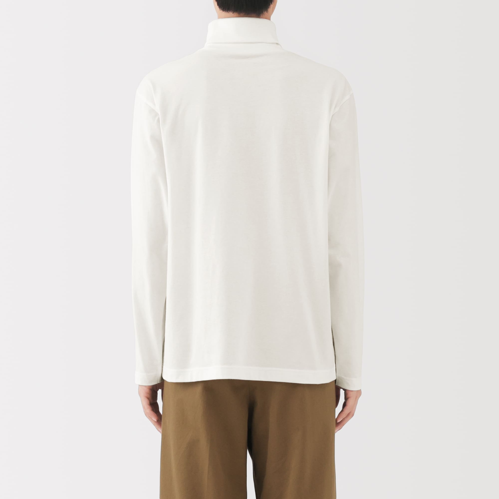 紳士 起毛タートルネック長袖Tシャツ | 無印良品