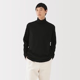 紳士　起毛タートルネック長袖Ｔシャツ