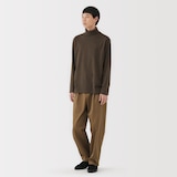 紳士　起毛タートルネック長袖Ｔシャツ