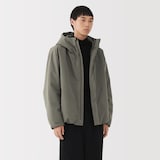 紳士　防風撥水中わたフードジャケット