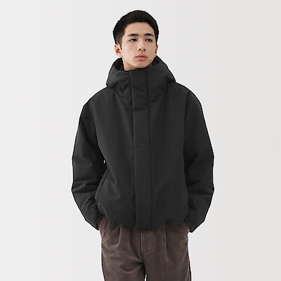 【ネットストア先行販売】紳士　防風撥水中わたフードジャケット