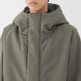 紳士　防風撥水中わたフードジャケット