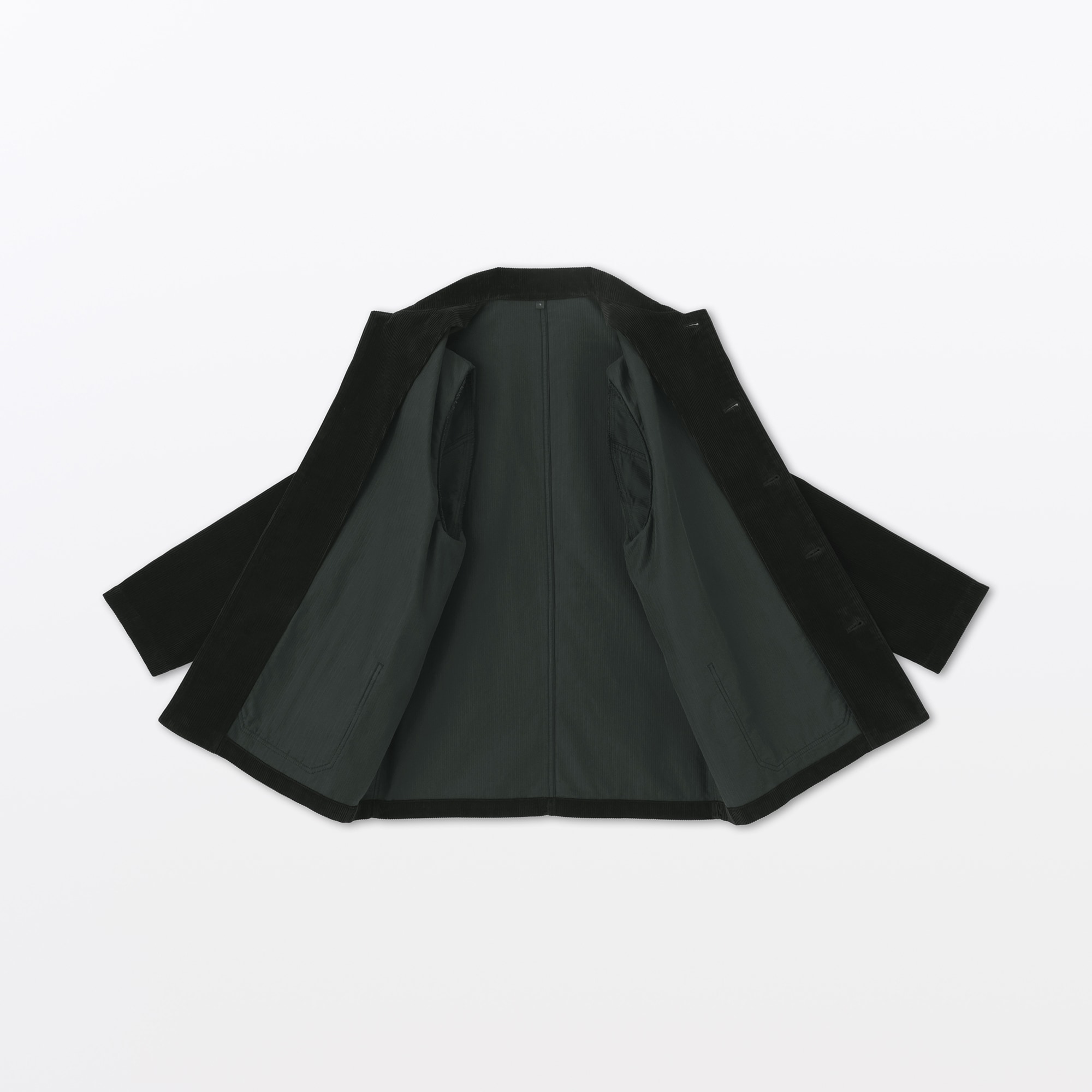 紳士　木の実から作ったカポック混コーデュロイジャケット