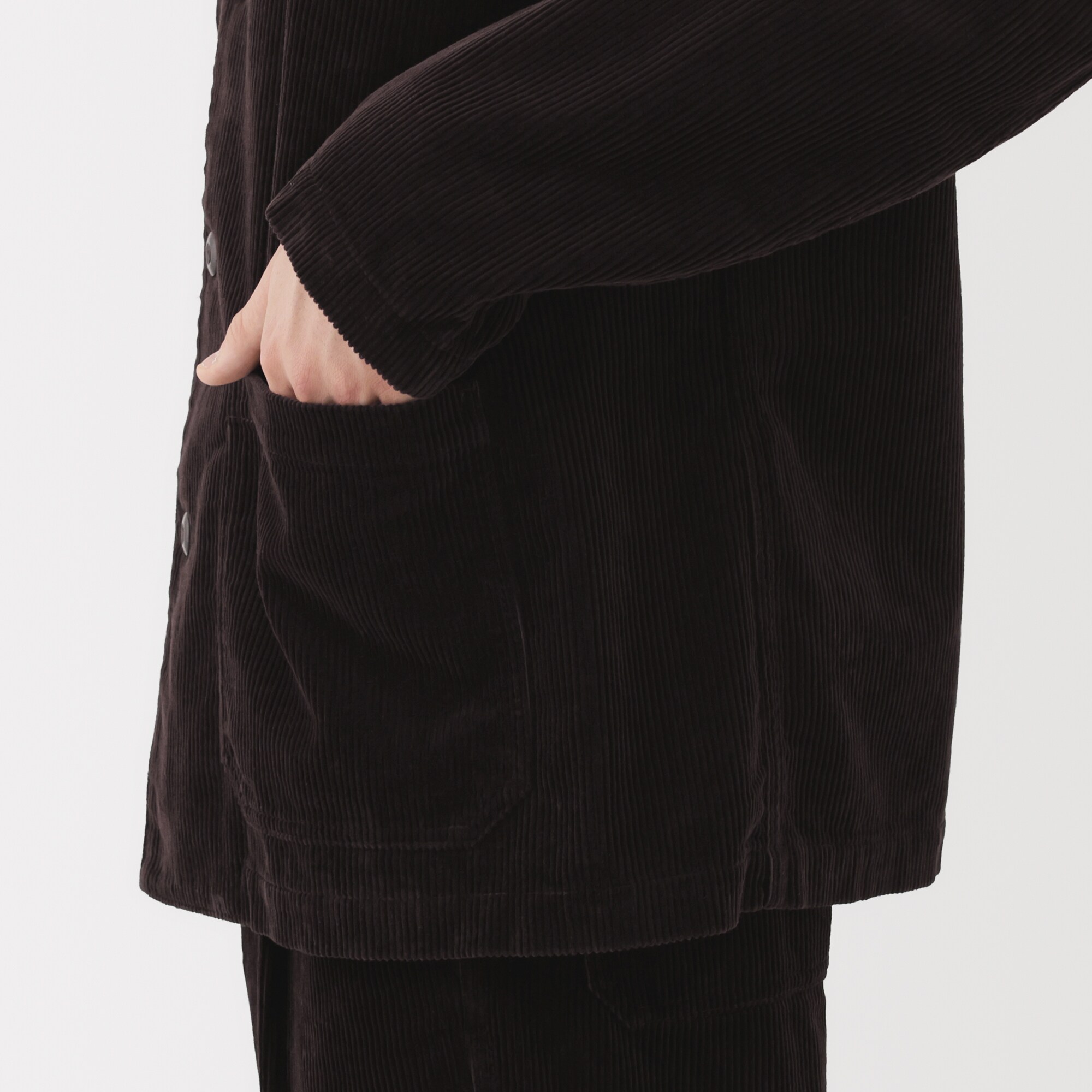 紳士 木の実から作ったカポック混コーデュロイジャケット | 無印良品