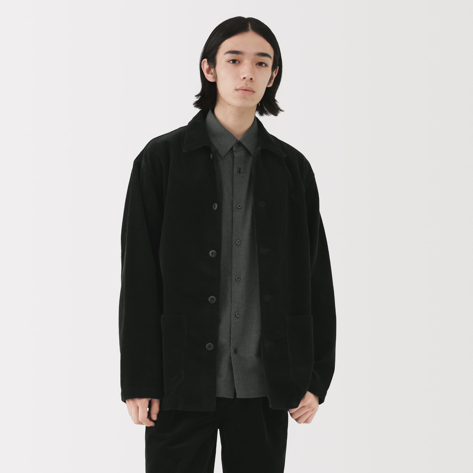 紳士　木の実から作ったカポック混コーデュロイジャケット