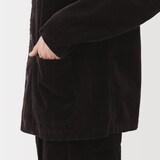 紳士　木の実から作ったカポック混コーデュロイジャケット