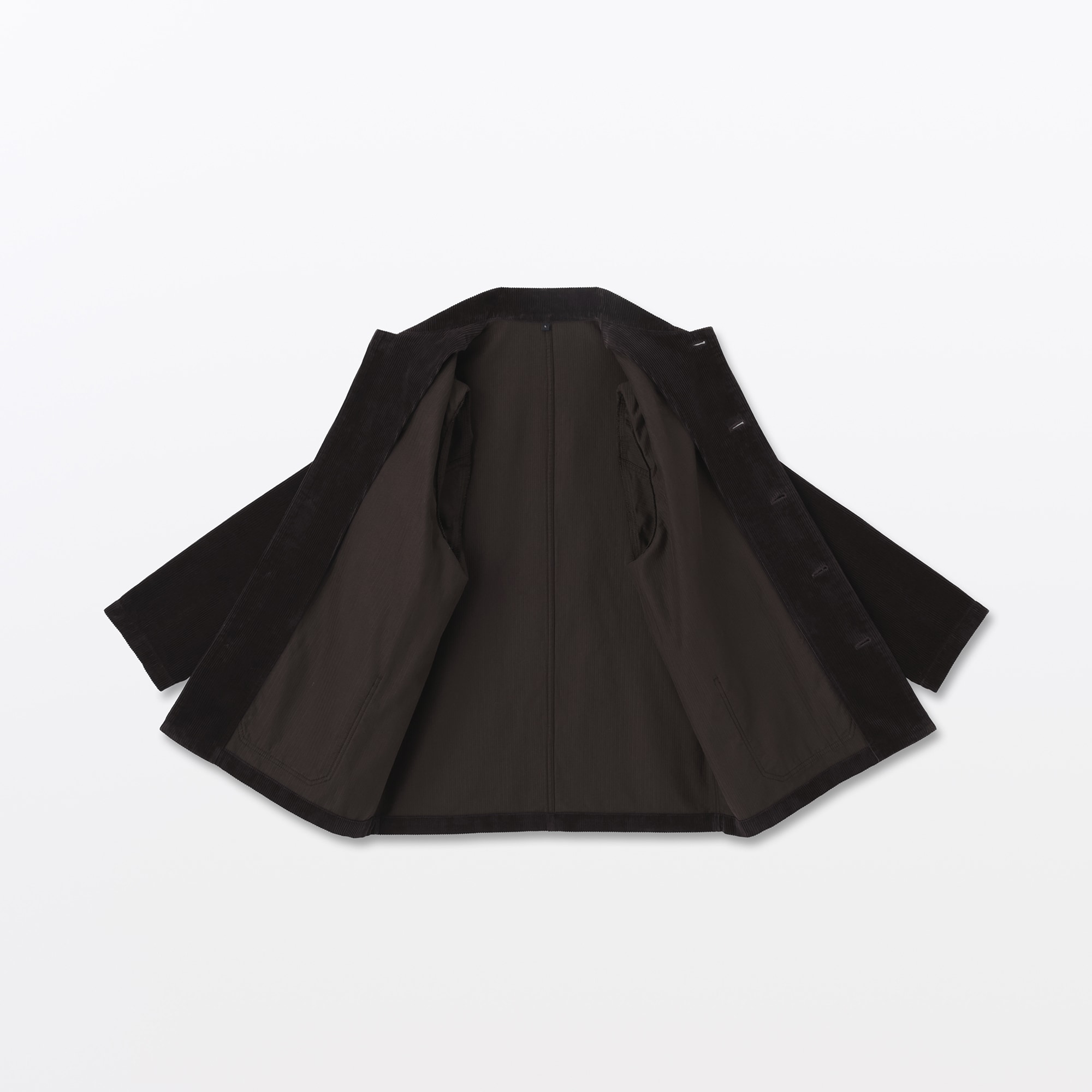 紳士　木の実から作ったカポック混コーデュロイジャケット