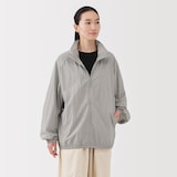 紳士　撥水ナイロンポケッタブルウィンドブレーカー