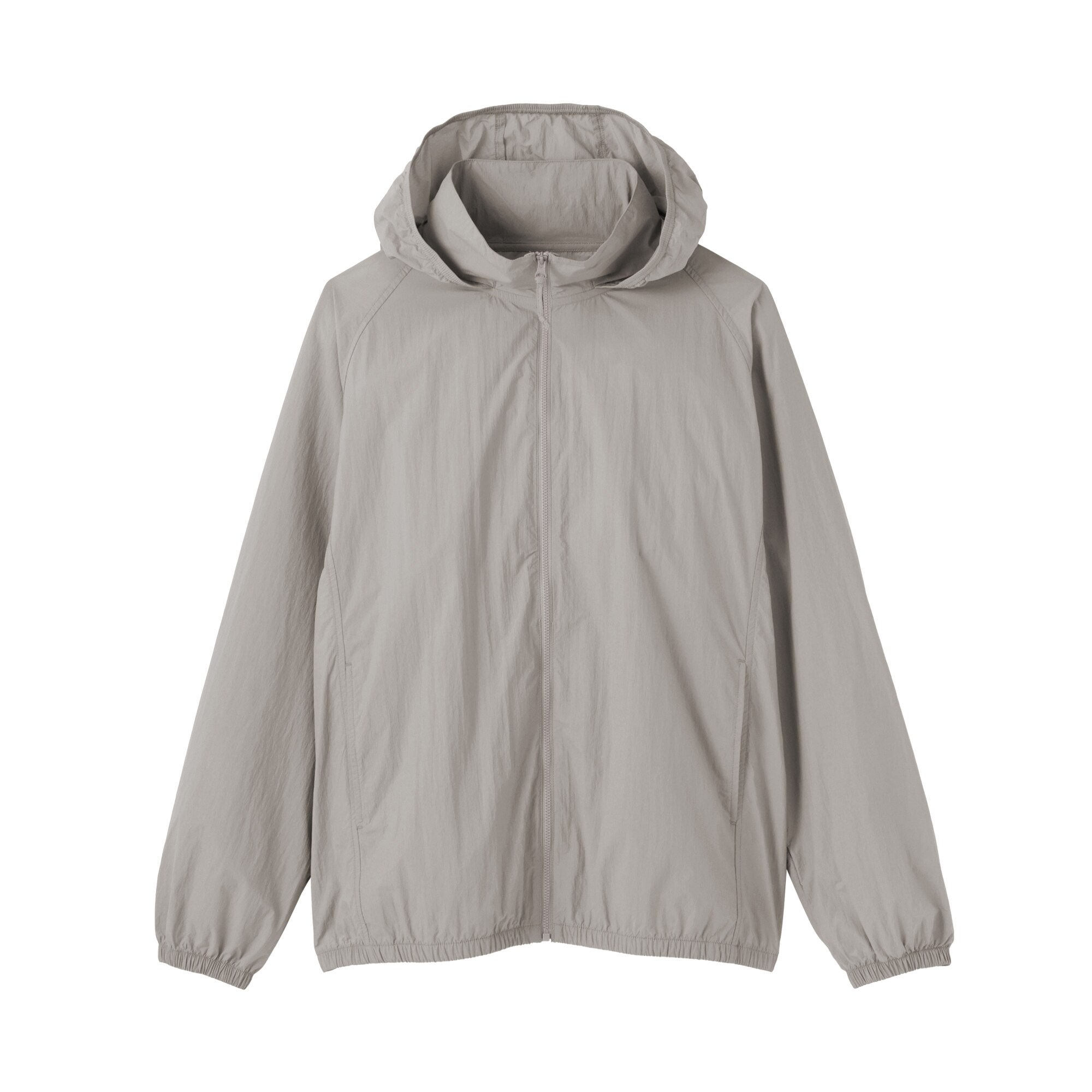 紳士　撥水ナイロンポケッタブルウィンドブレーカー