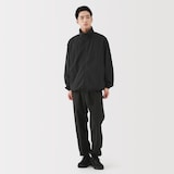 紳士　撥水ナイロンポケッタブルウィンドブレーカー