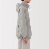 紳士　撥水ナイロンポケッタブルウィンドブレーカー