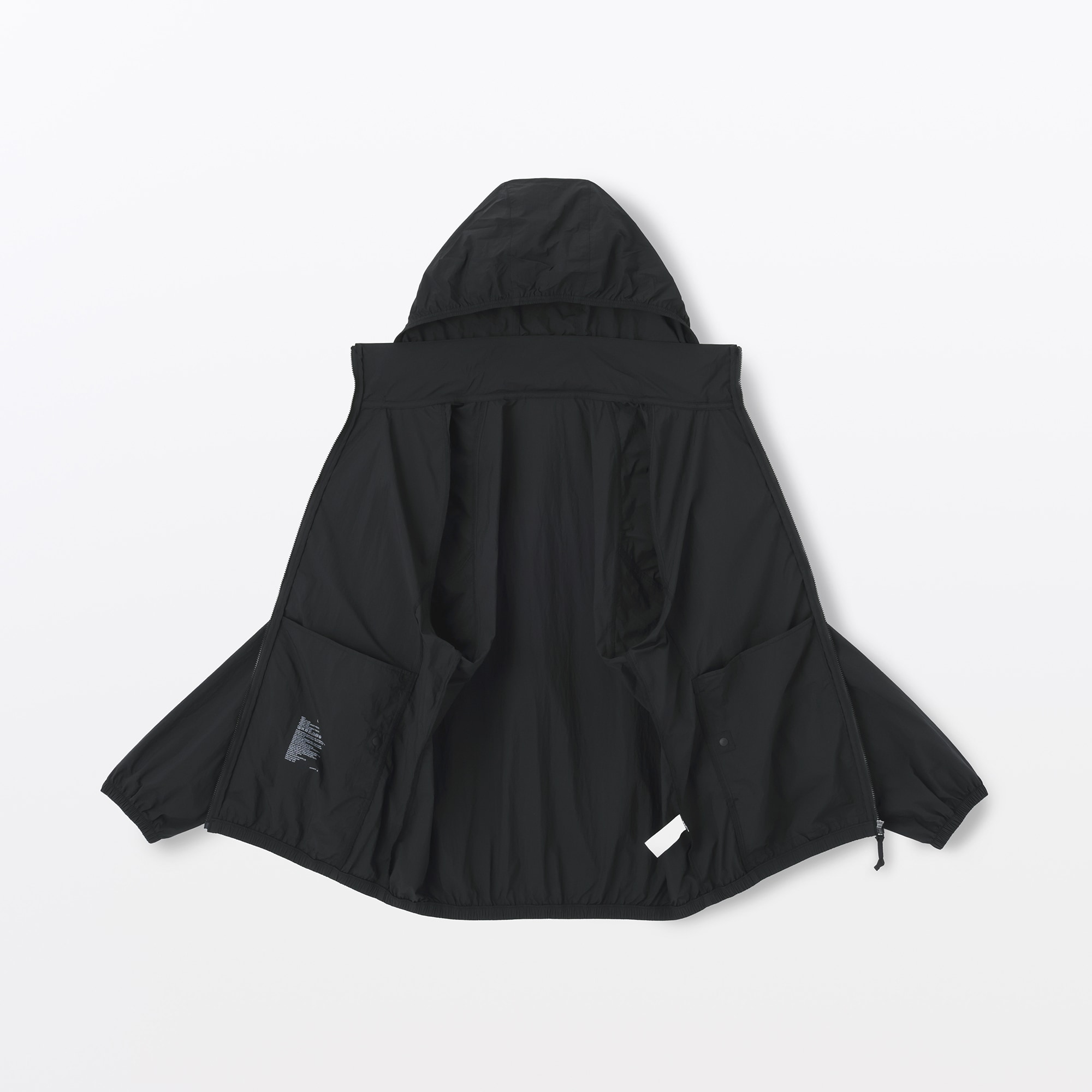 紳士　撥水ナイロンポケッタブルウィンドブレーカー