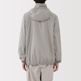 紳士　撥水ナイロンポケッタブルウィンドブレーカー