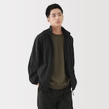 紳士　撥水ナイロンポケッタブルウィンドブレーカー