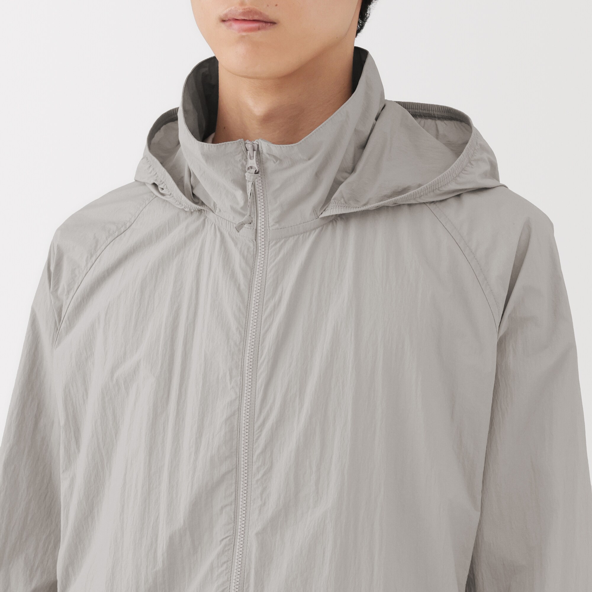 紳士 撥水ナイロンポケッタブルウィンドブレーカー | 無印良品