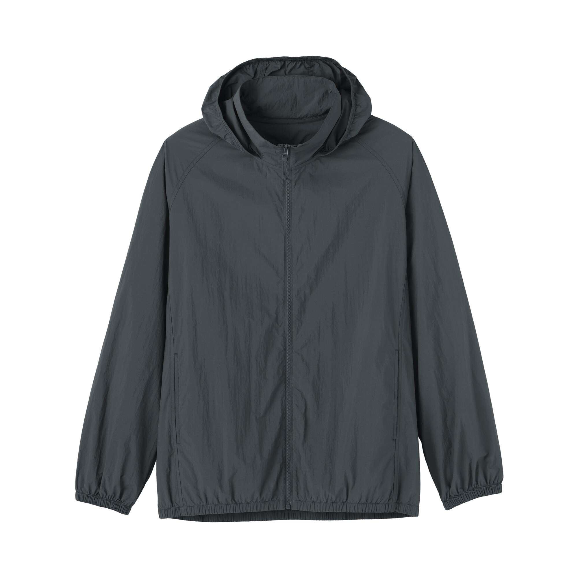 紳士　撥水ナイロンポケッタブルウィンドブレーカー