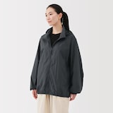 紳士　撥水ナイロンポケッタブルウィンドブレーカー