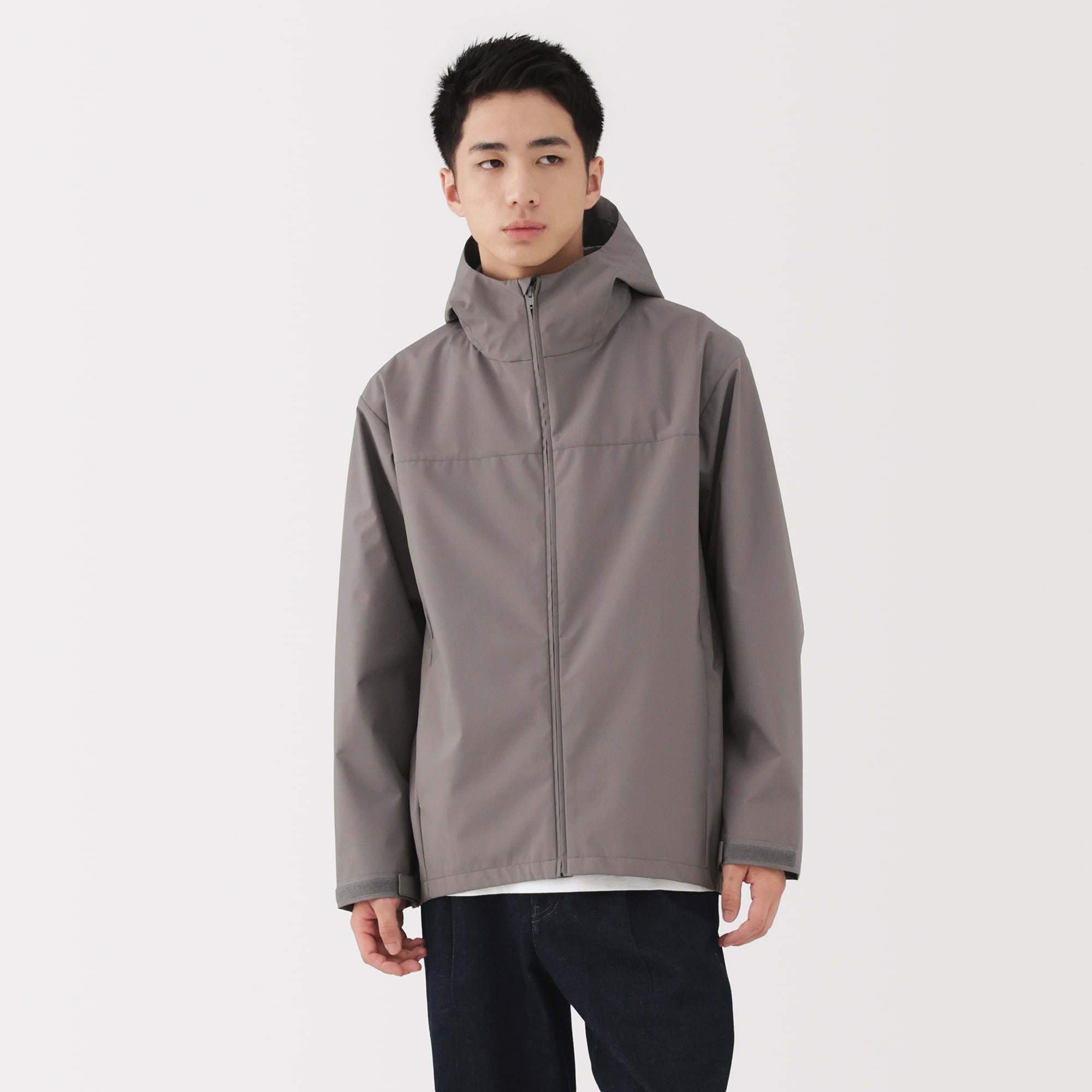 紳士　撥水フードジャケット