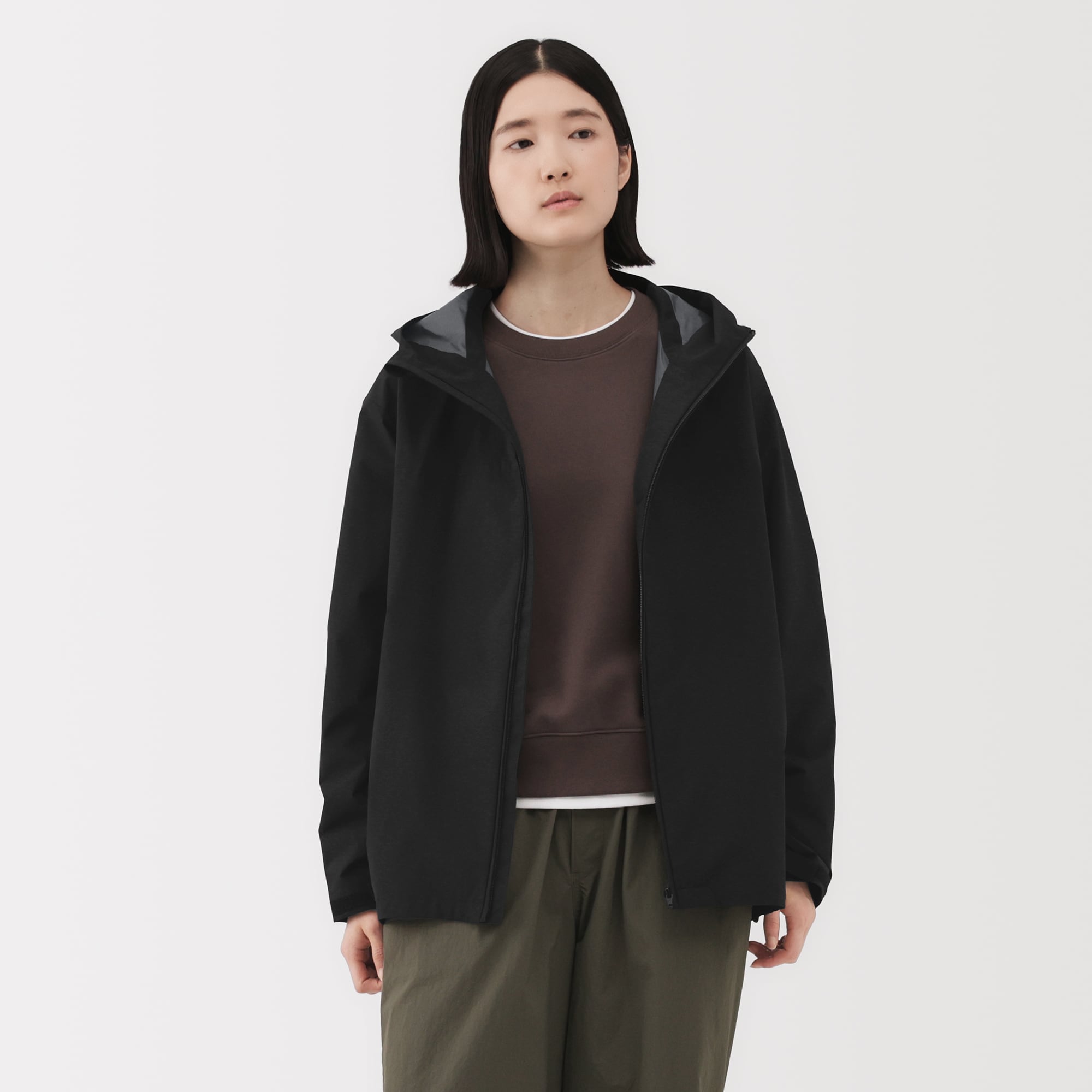 紳士　撥水フードジャケット